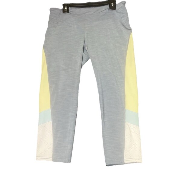Tangerine Capri Leggings Women Size Small Grey‎ Muilti Color Sheer Stretch - Picture 1 of 11